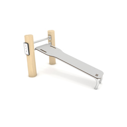 Sit-up bench robinia